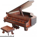 Rosewood Puzzles Inc. Piano 3D Puzzle Rosewood Color Fun Mind-Challenging 3D Puzzle!  B01CKKX1BC